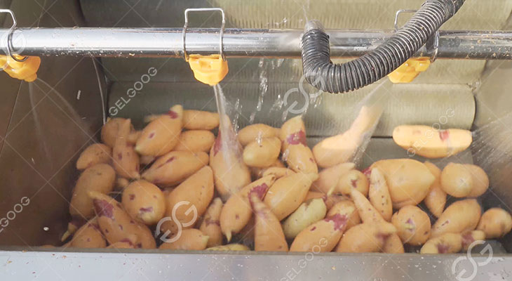sweet potato peeling effects