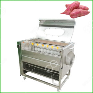 sweet potato washing and peeling machine