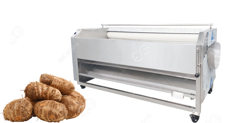 taro washing and peeling machine