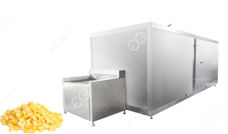 IQF sweet corn freezer