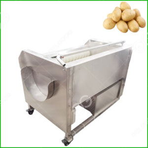 potato washing and peeling machine
