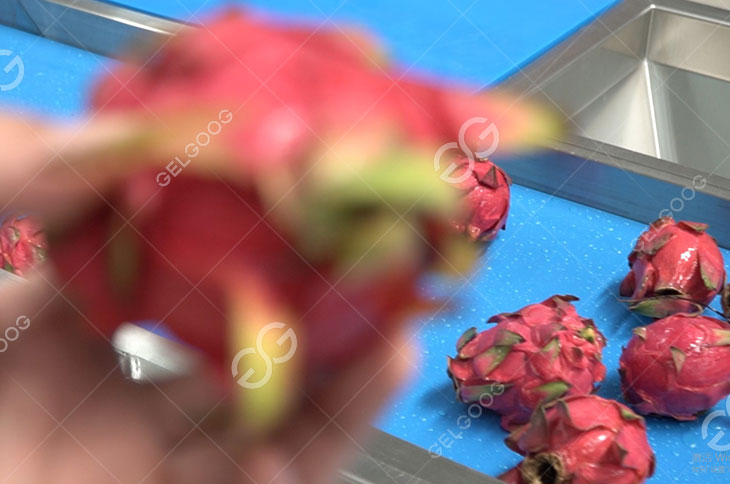 Cleaned Dragon Fruit