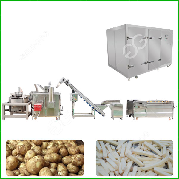 frozen french fries production line